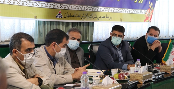 بازدید معاون انرژی سازمان پدافند غیرعامل کشور از منطقه صنعتی شمال غرب اصفهان